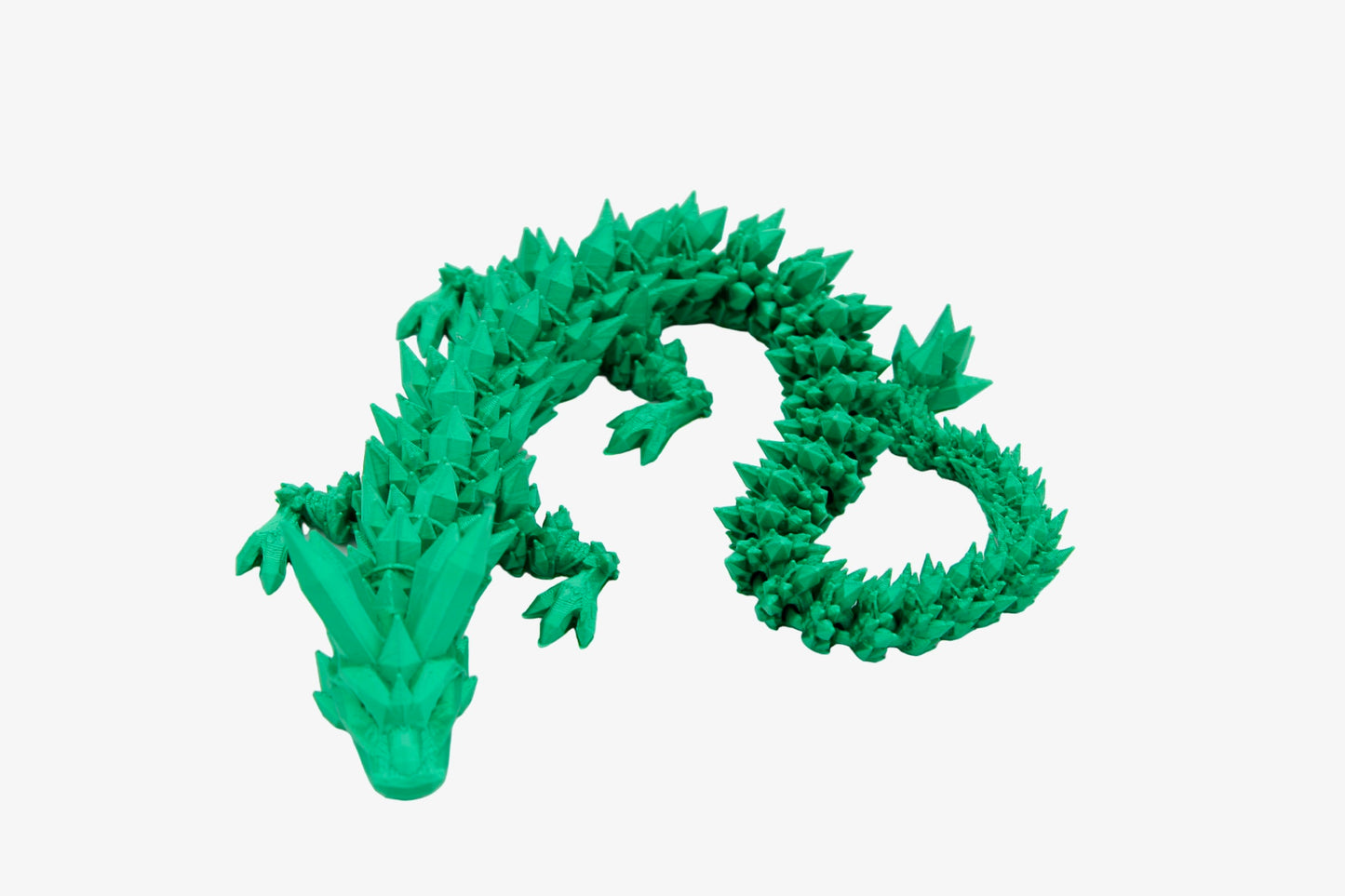 Crystal Dragon Fidget Toy - 3D Printed Articulated Dragon