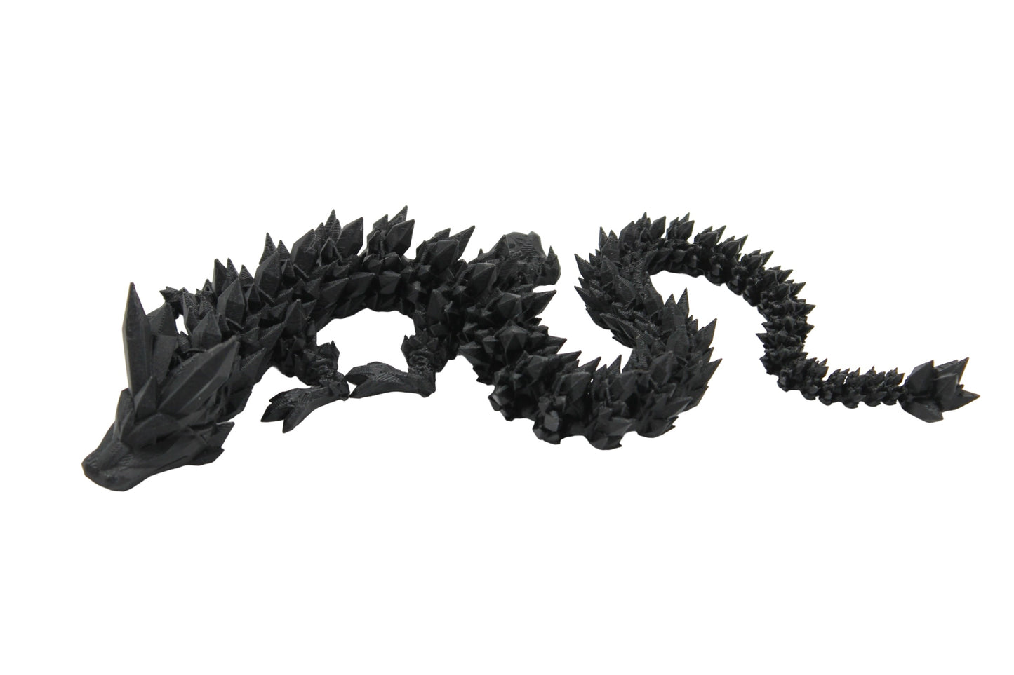 Crystal Dragon Fidget Toy - 3D Printed Articulated Dragon