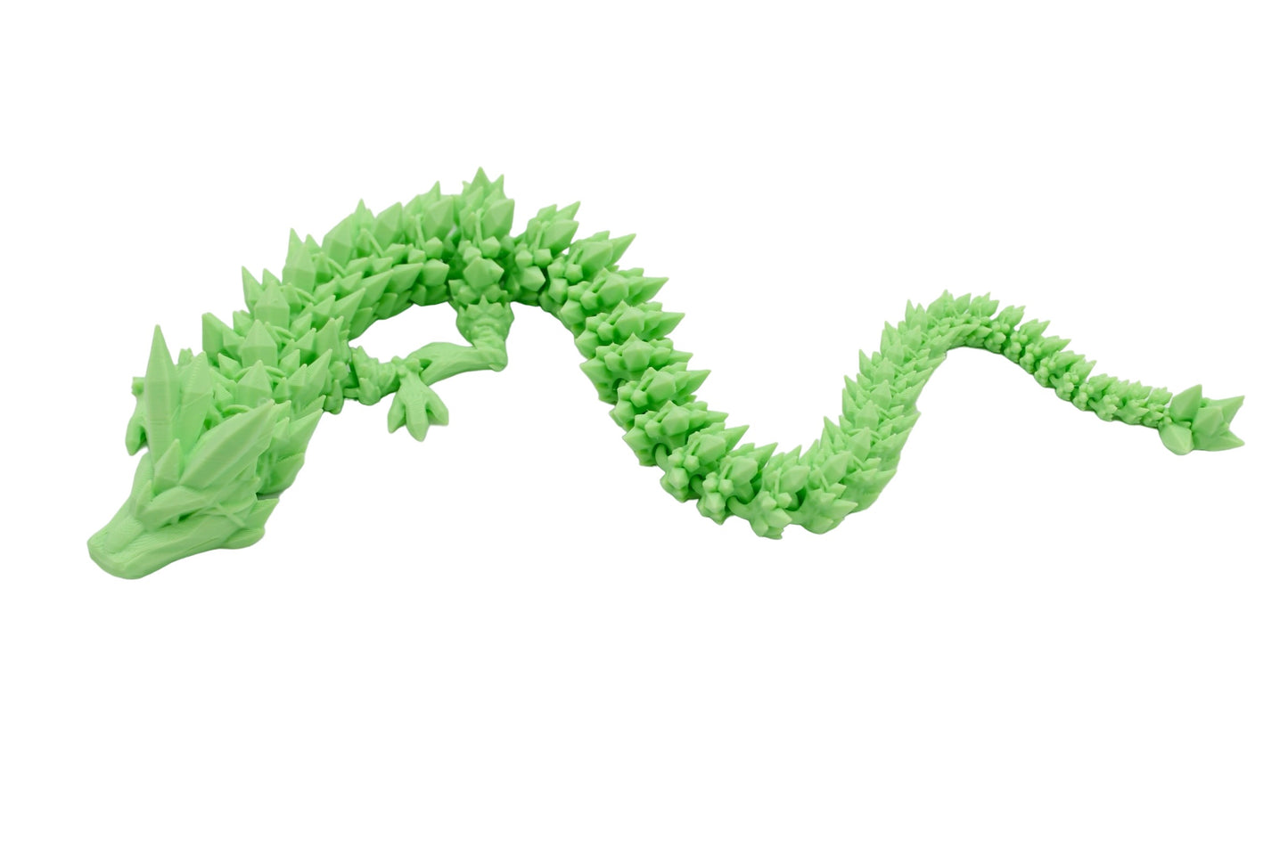 Crystal Dragon Fidget Toy - 3D Printed Articulated Dragon