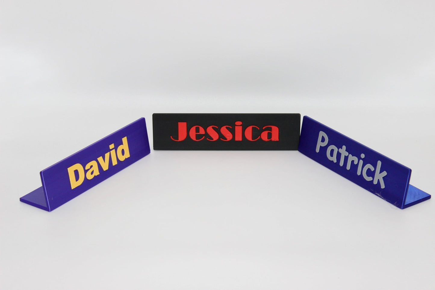 Custom 3D Printed Name Plate - Custom Colors and Custom Fonts - Acworth Alchemist