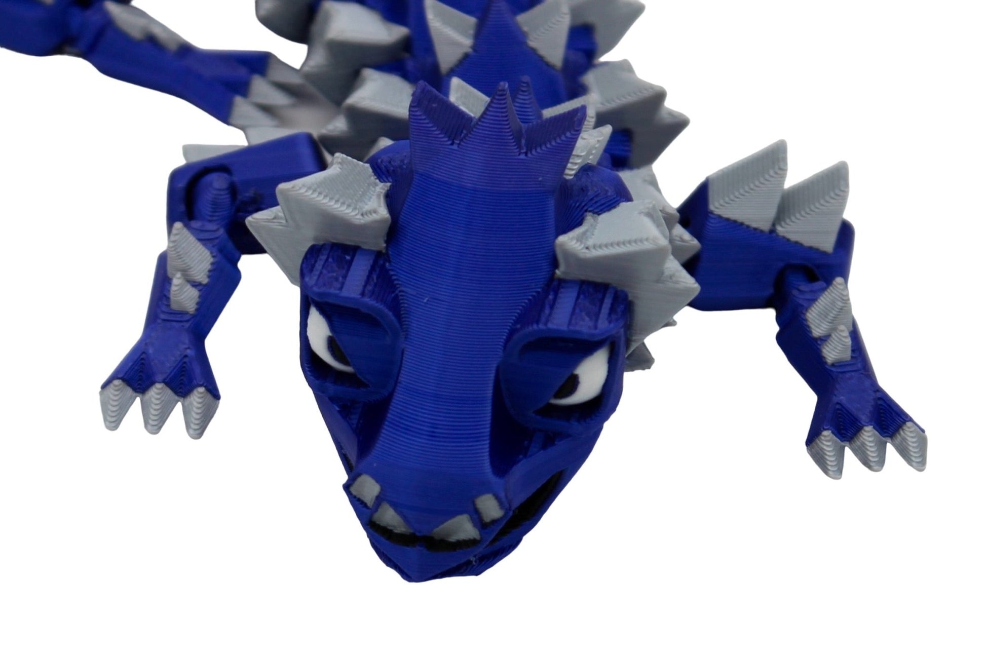 Multicolor Alchemist Dragon Fidget Toy - 3D Printed Articulated Dragon - Acworth Alchemist