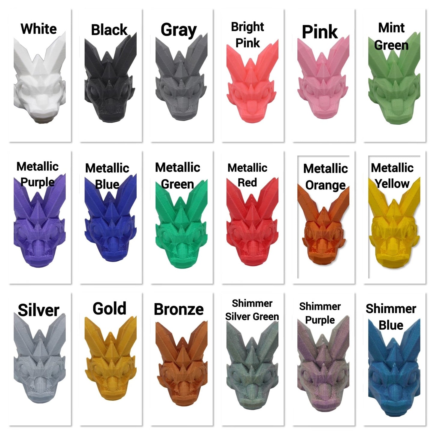 Multicolor Alchemist Dragon Fidget Toy - 3D Printed Articulated Dragon - Acworth Alchemist