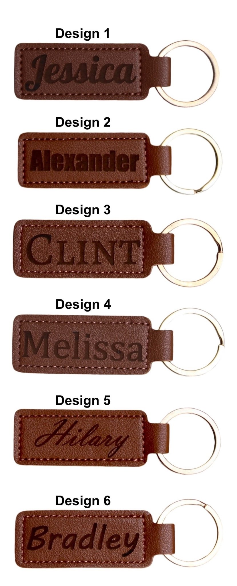 Personalized Leather Keychain, Custom Engraved Key Ring, Customized Key Holder, Unique Key Chain, Handcrafted - Acworth Alchemist