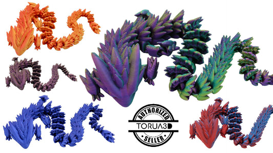 Spiky Dragon Fidget Toy - Articulated Dragon - Acworth Alchemist