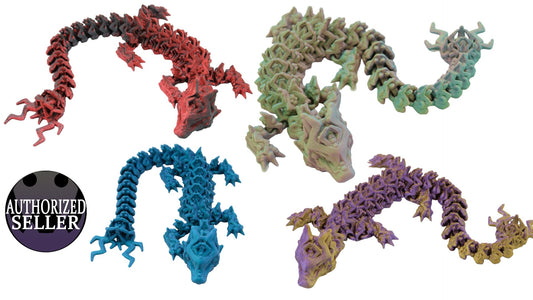 Storm Dragon Fidget Toy - Articulated Dragon - Acworth Alchemist