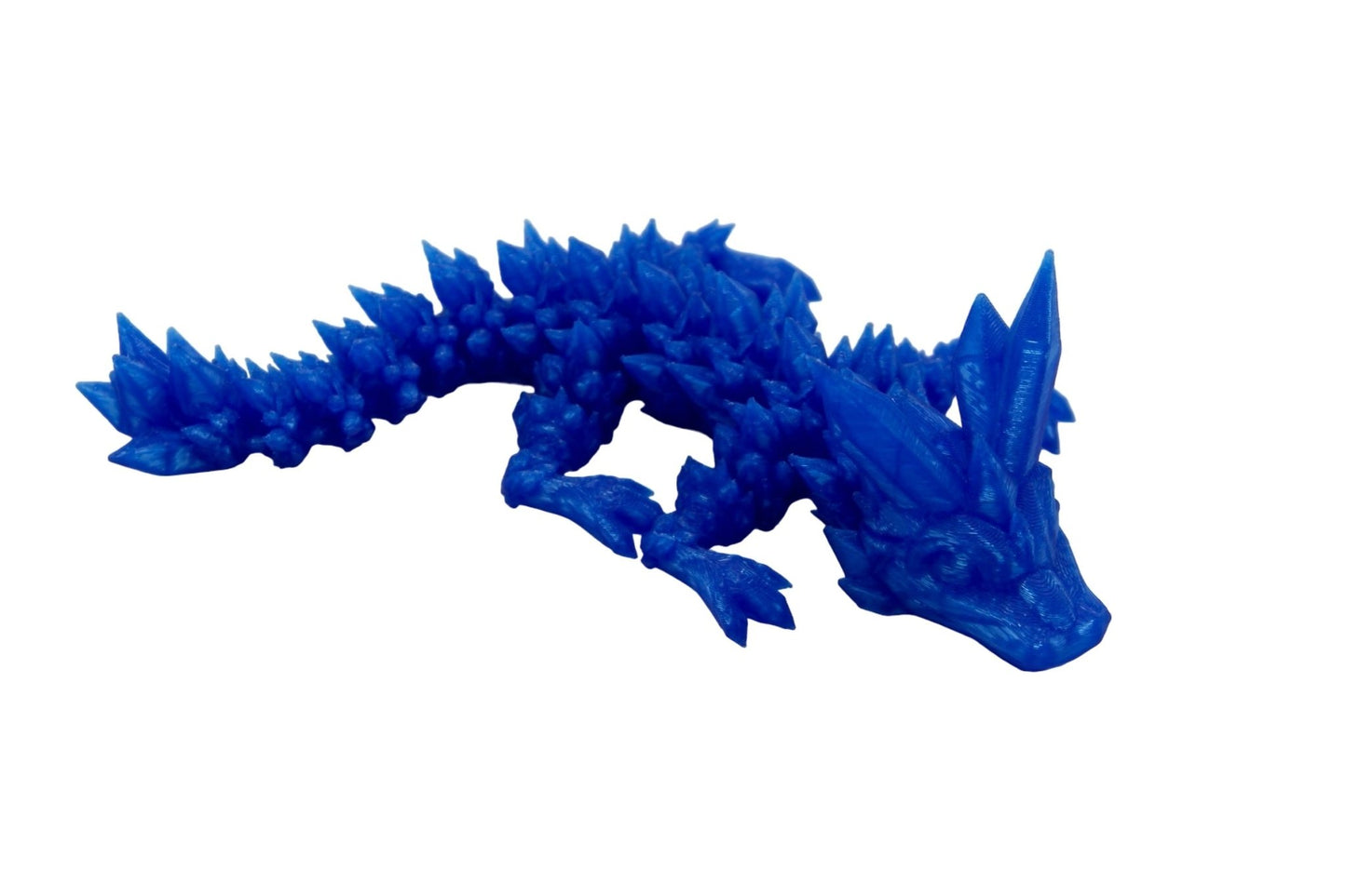 Translucent Crystal Dragon Fidget Toy - Articulated Dragon - Acworth Alchemist