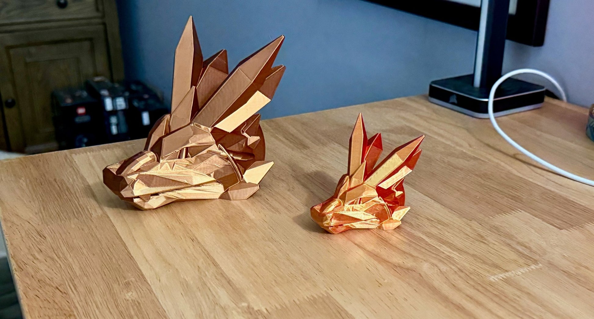 Dragon Head Desk Toy & Figurine - Articulated Dragon Head Desk Toy & Figurine - Acworth Alchemist