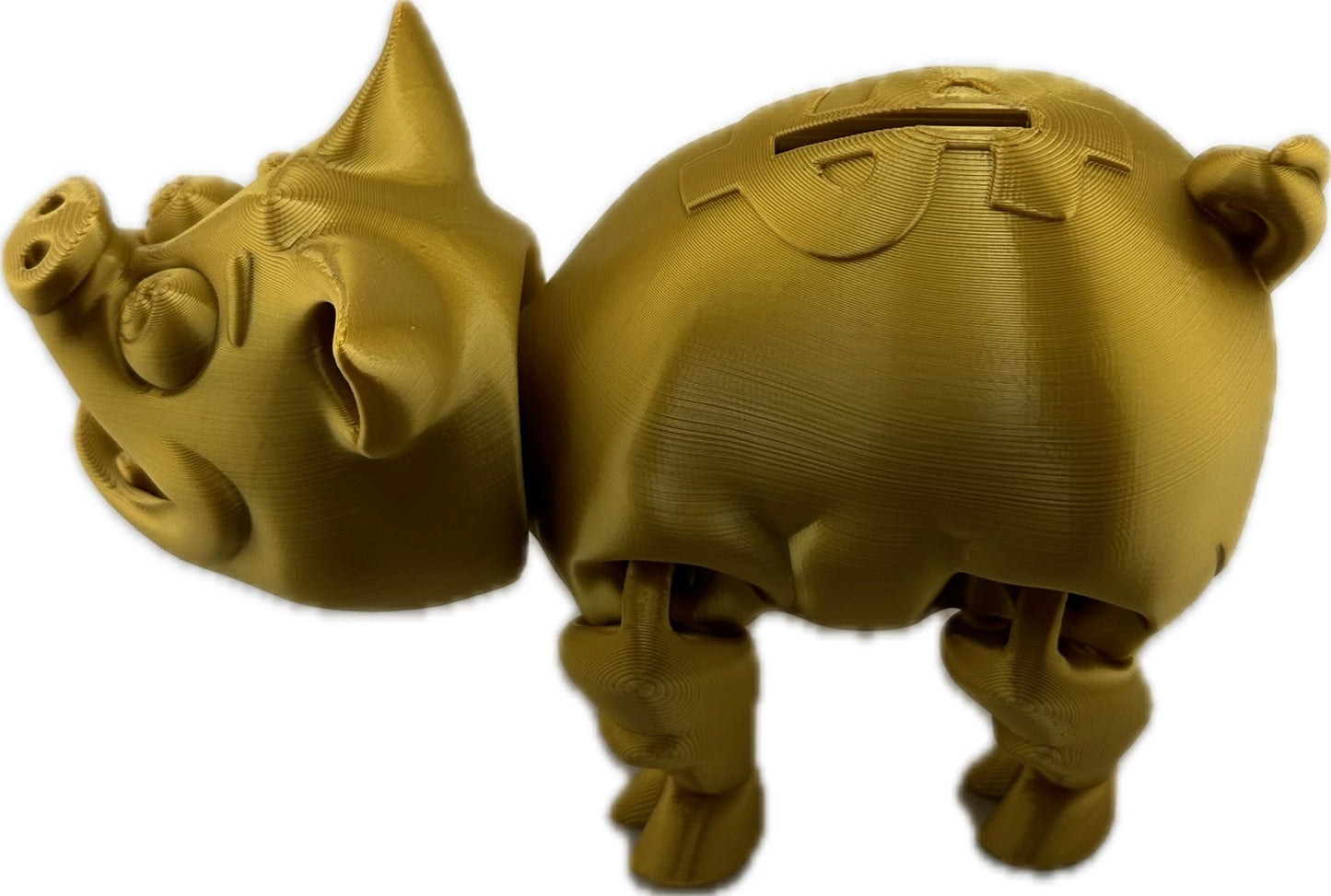 Piggy Bank - Articulated Piggy Bank - 3D Piggy Bank - Acworth Alchemist