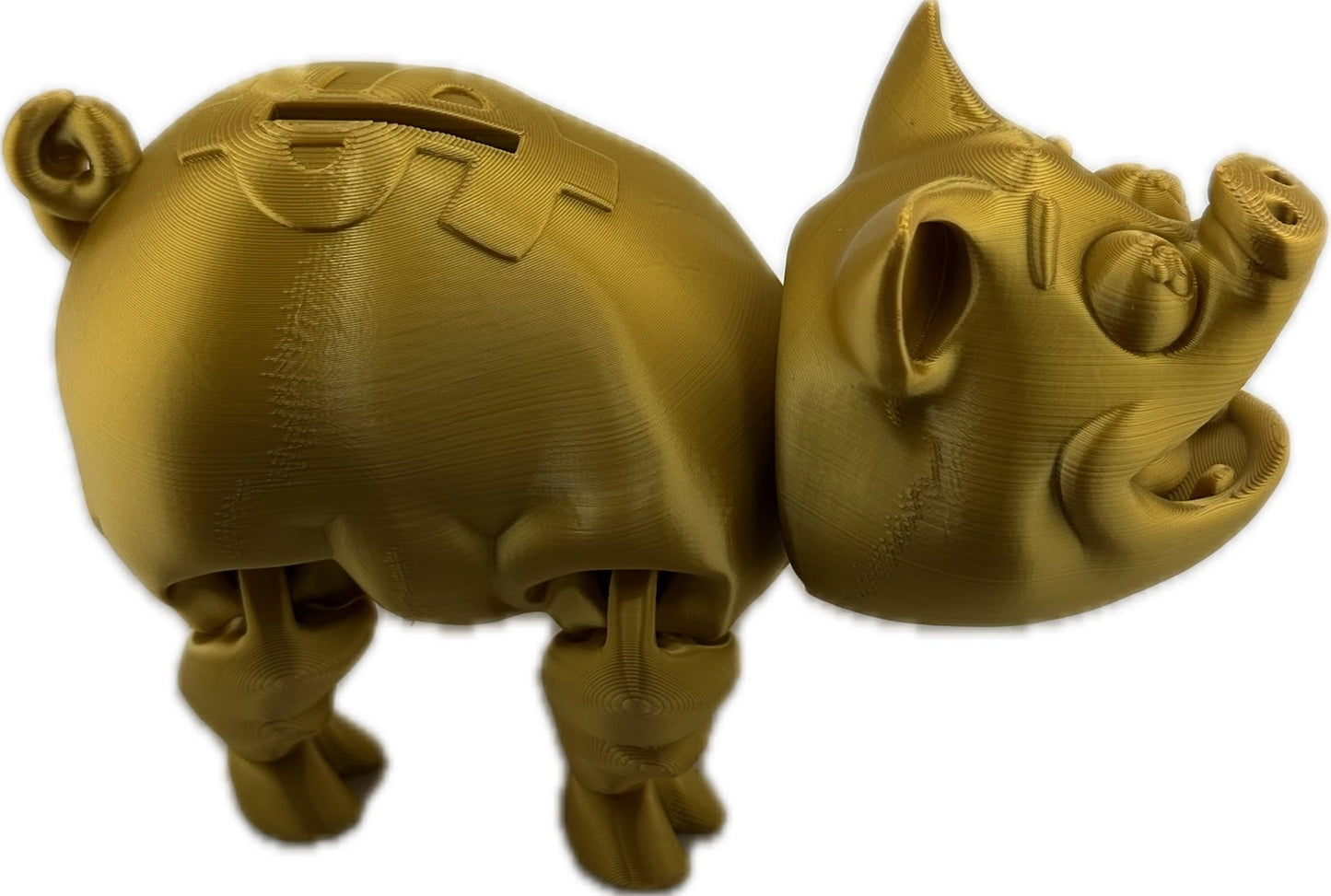 Piggy Bank - Articulated Piggy Bank - 3D Piggy Bank - Acworth Alchemist